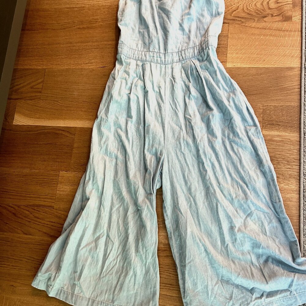 No boundries cropped jean like romper size xs